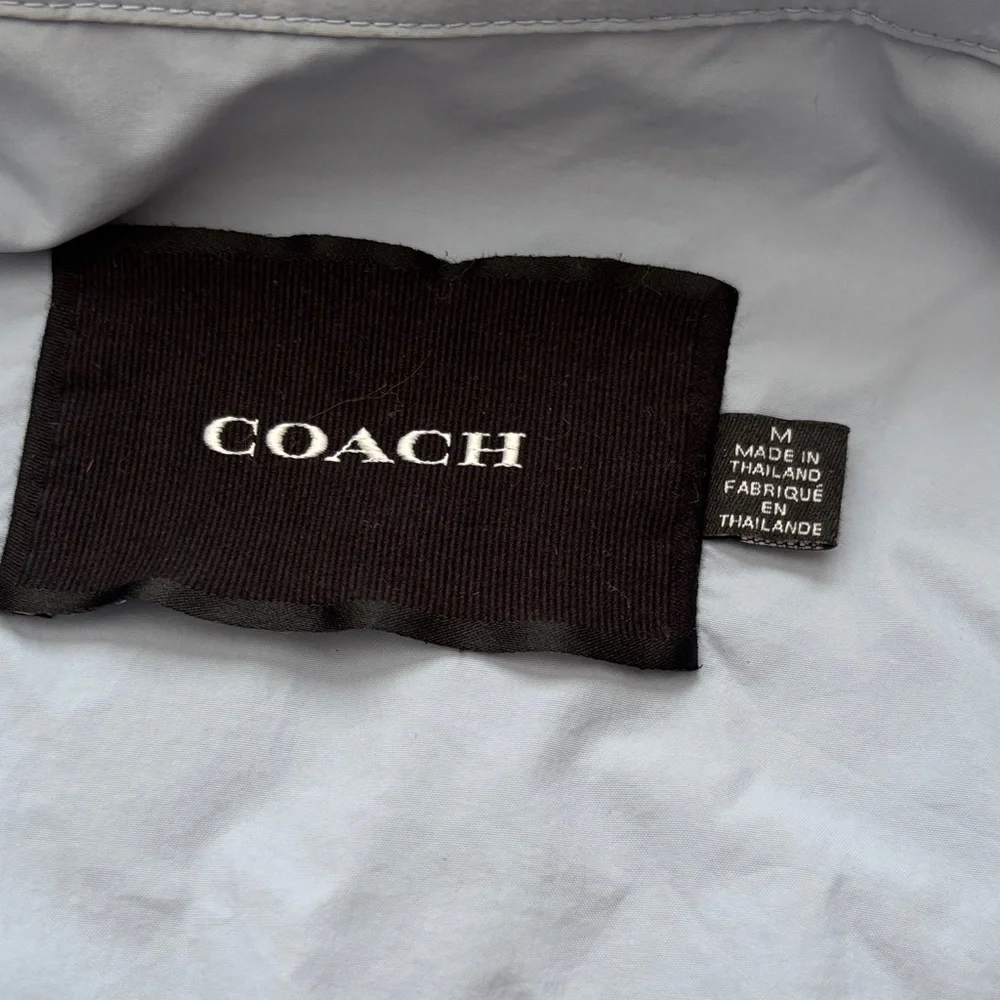 COACH raincoat/jacket- pink/blue/cream - Picture 8 of 10
